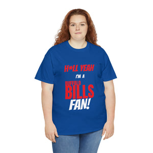 Buffalo Bills Football Unisex Heavy Cotton Tee