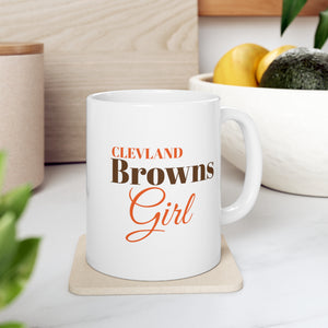 Clevland Browns Girl Ceramic Mug 11oz