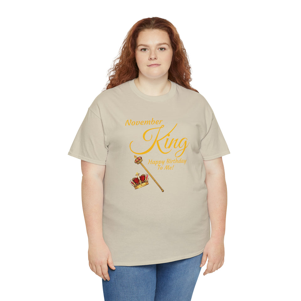 November King Unisex Heavy Cotton Tee