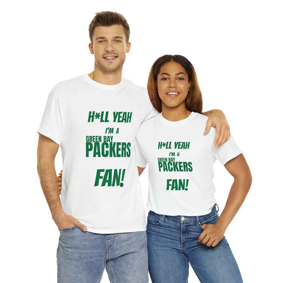 Green Bay Packers Football Unisex Heavy Cotton Tee