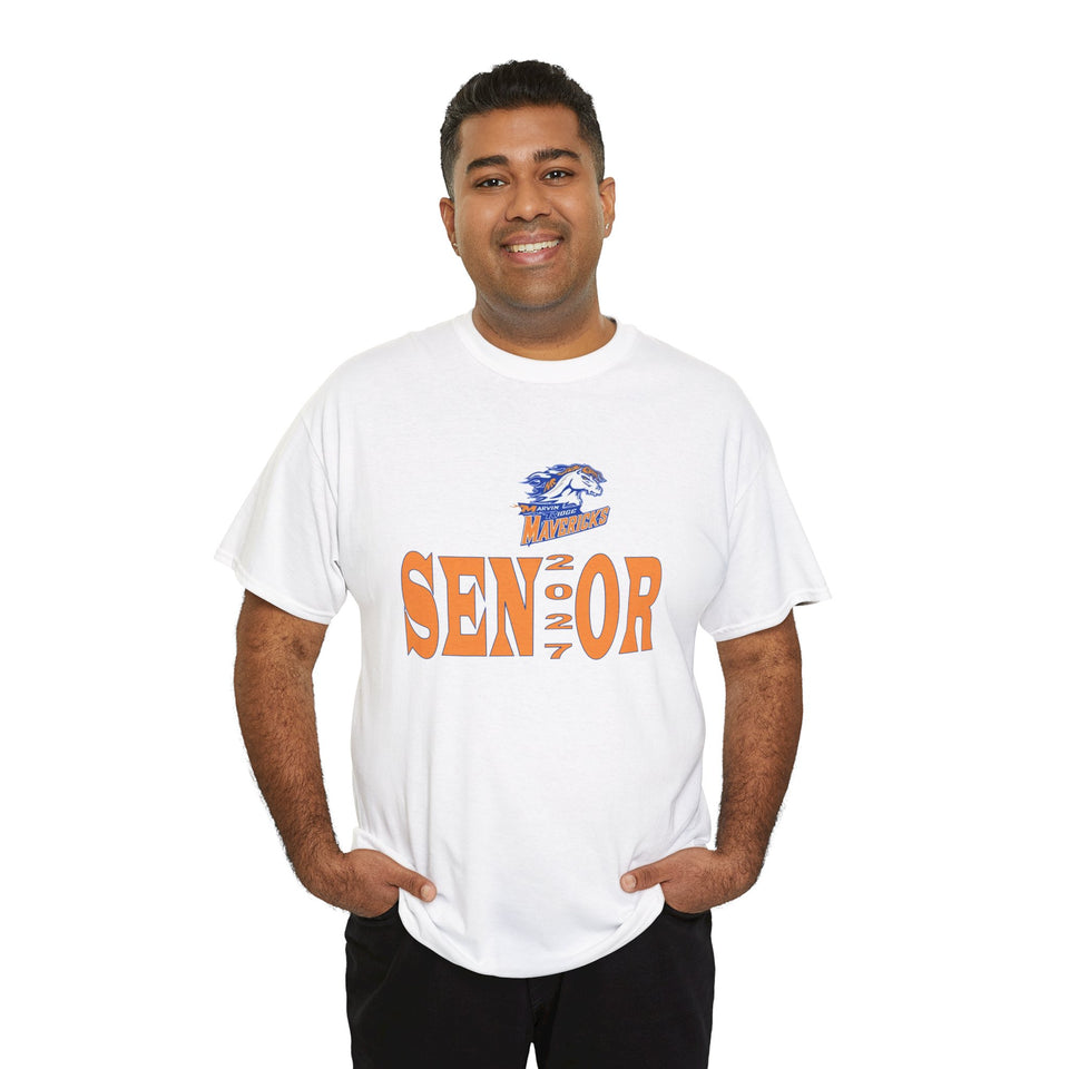 Marvin Ridge HS Senior 2027 Unisex Heavy Cotton Tee
