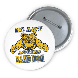 NC A&T Band Mom Custom Pin Buttons