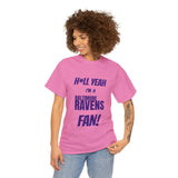 Baltimore Ravens Football Unisex Heavy Cotton Tee