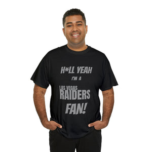 Las Vegas Raiders Football Unisex Heavy Cotton Tee