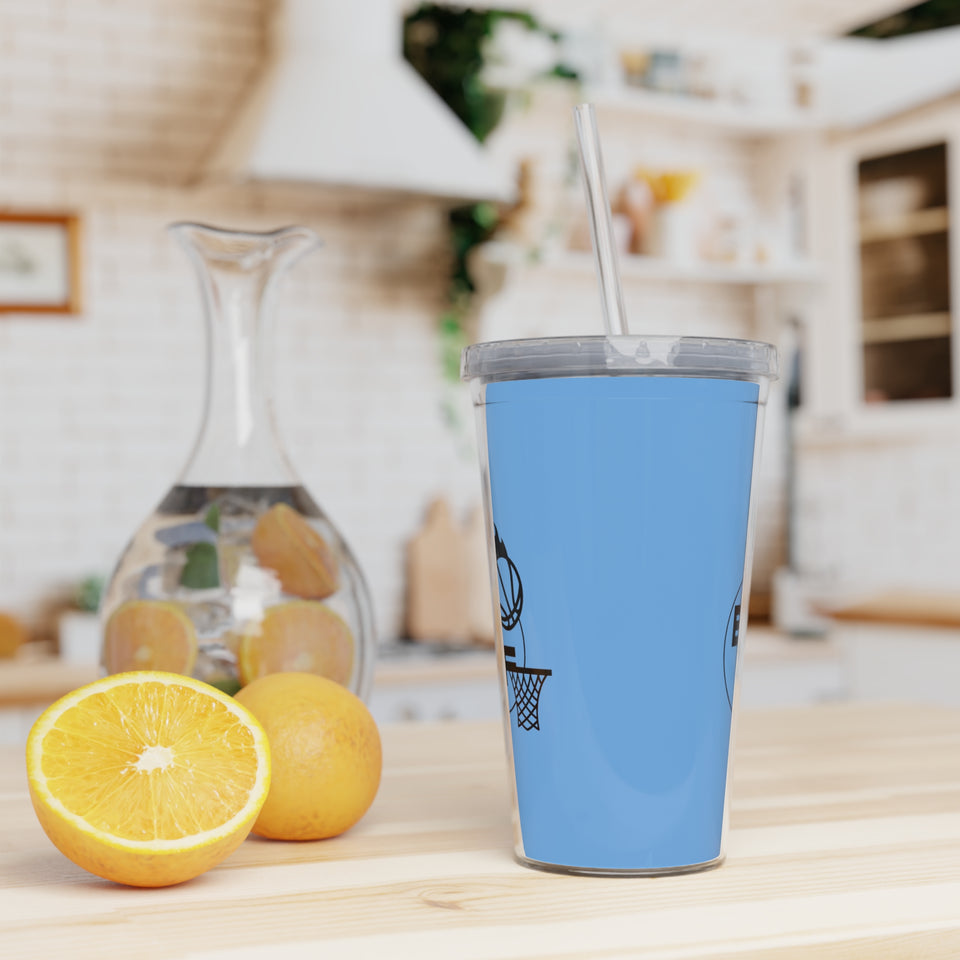 Bradley Floyd Plastic Tumbler with Straw