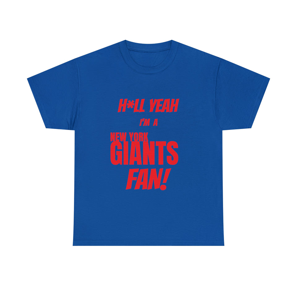 New York Giants Football Unisex Heavy Cotton Tee