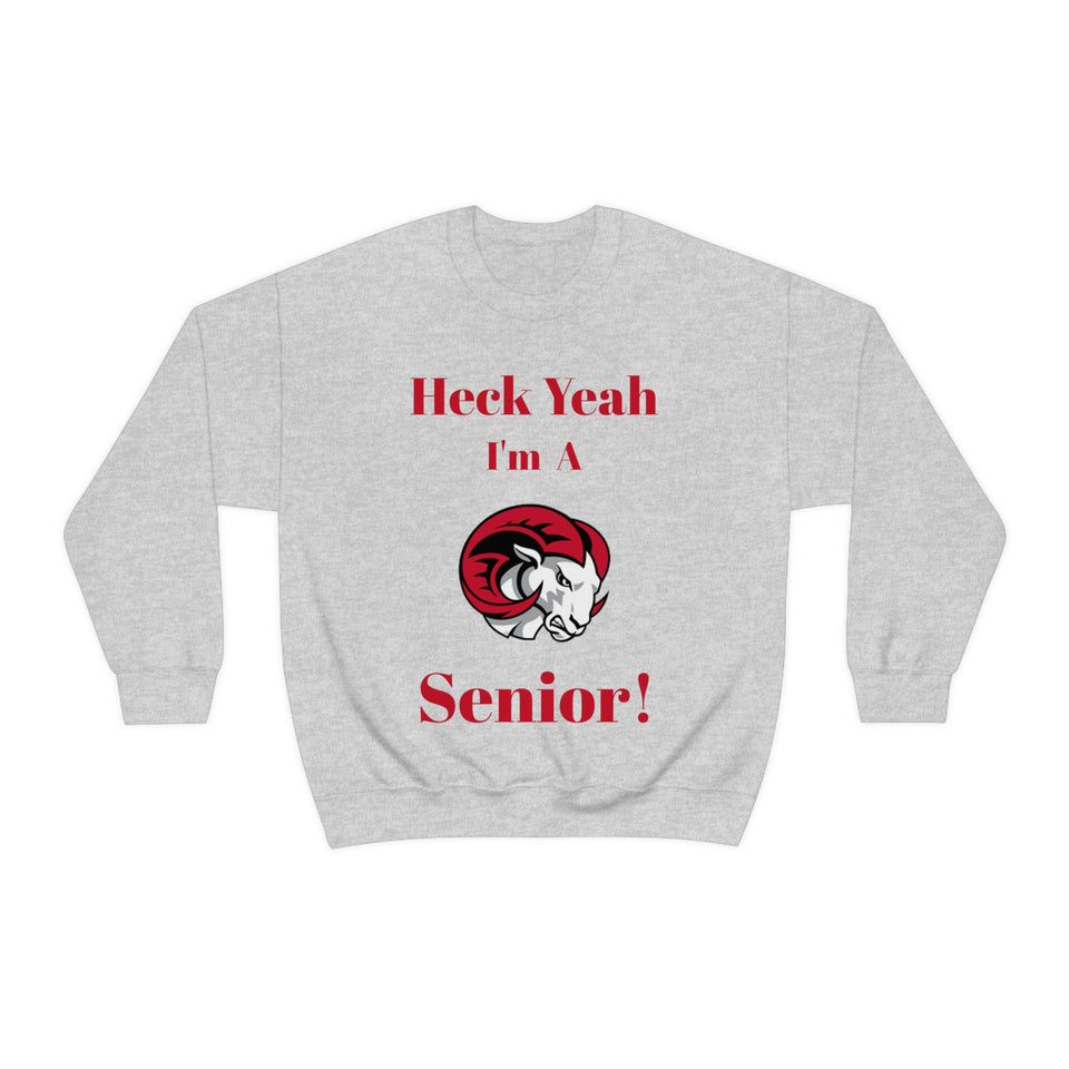 Heck Yeah I'm A WSSU Senior Unisex Heavy Blend™ Crewneck Sweatshirt