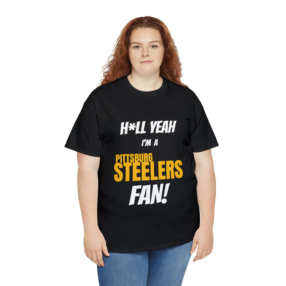 Pittsburgh Steelers Football Unisex Heavy Cotton Tee