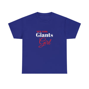 New York Giants Girl Unisex Heavy Cotton Tee