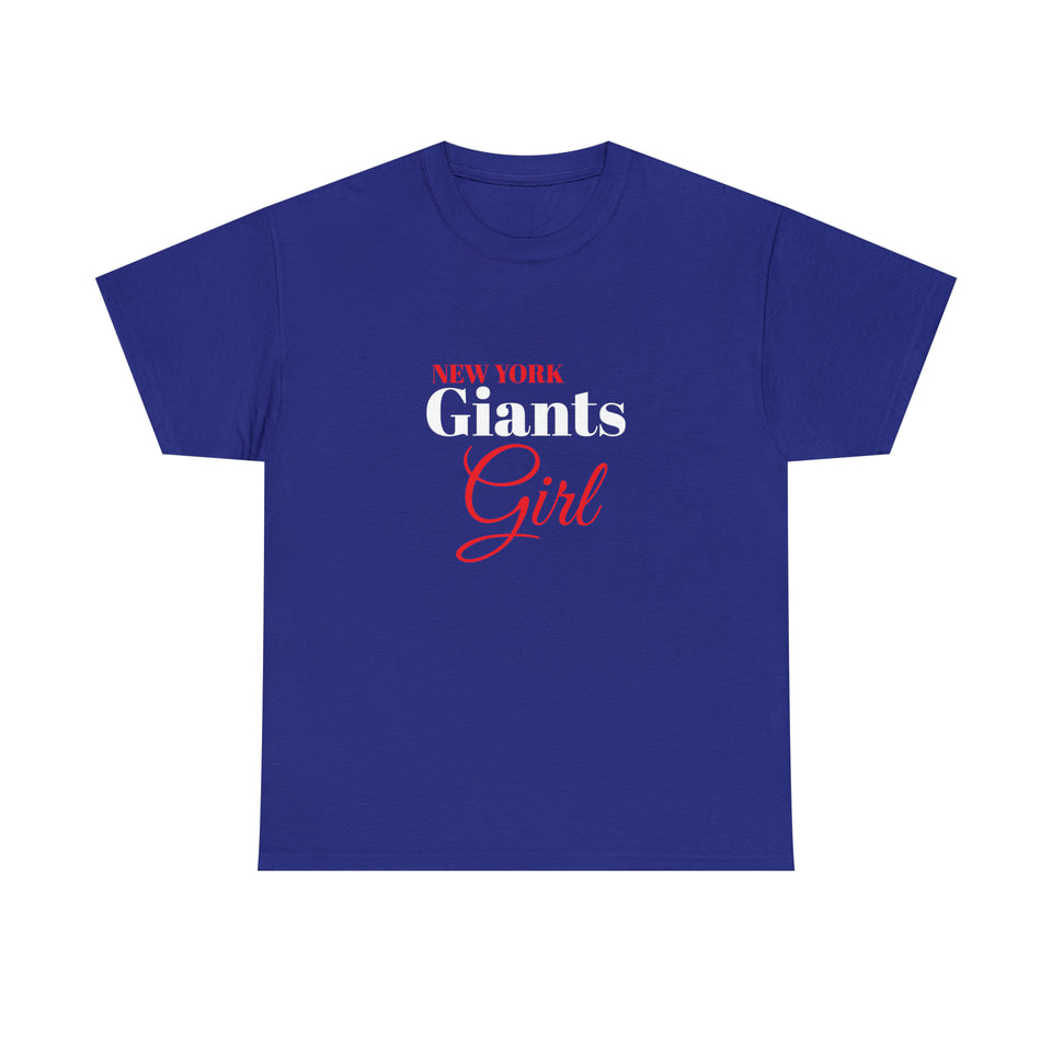 New York Giants Girl Unisex Heavy Cotton Tee