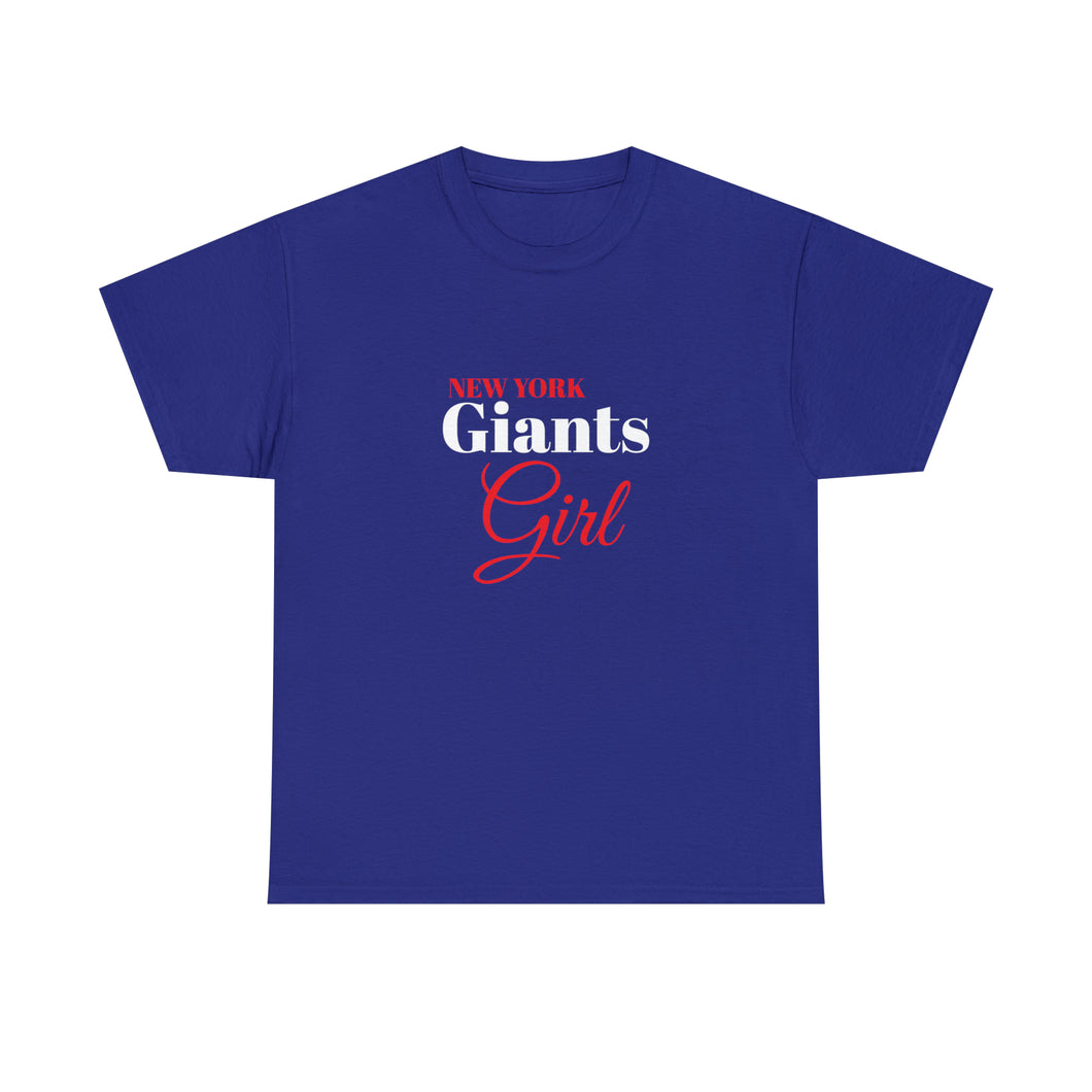 New York Giants Girl Unisex Heavy Cotton Tee