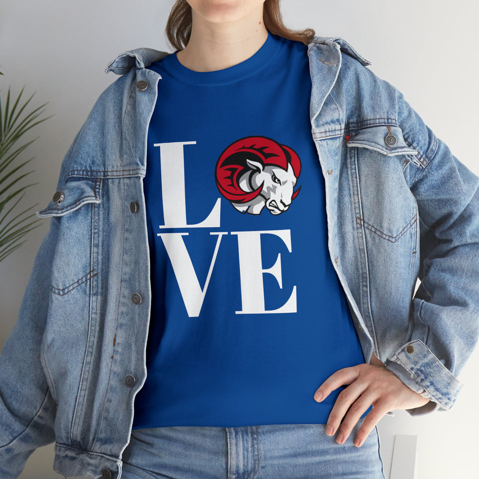 LOVE WSSU Unisex Heavy Cotton Tee
