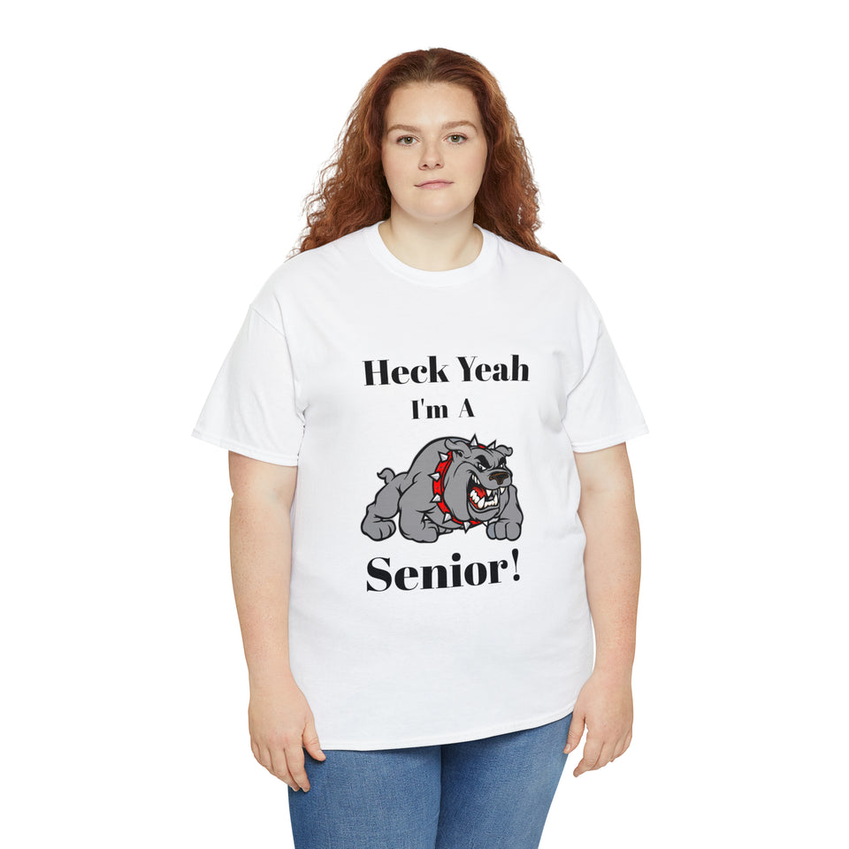 Heck Yeah I'm A Butler High School Senior Class Of 2024 Unisex Heavy Cotton Tee