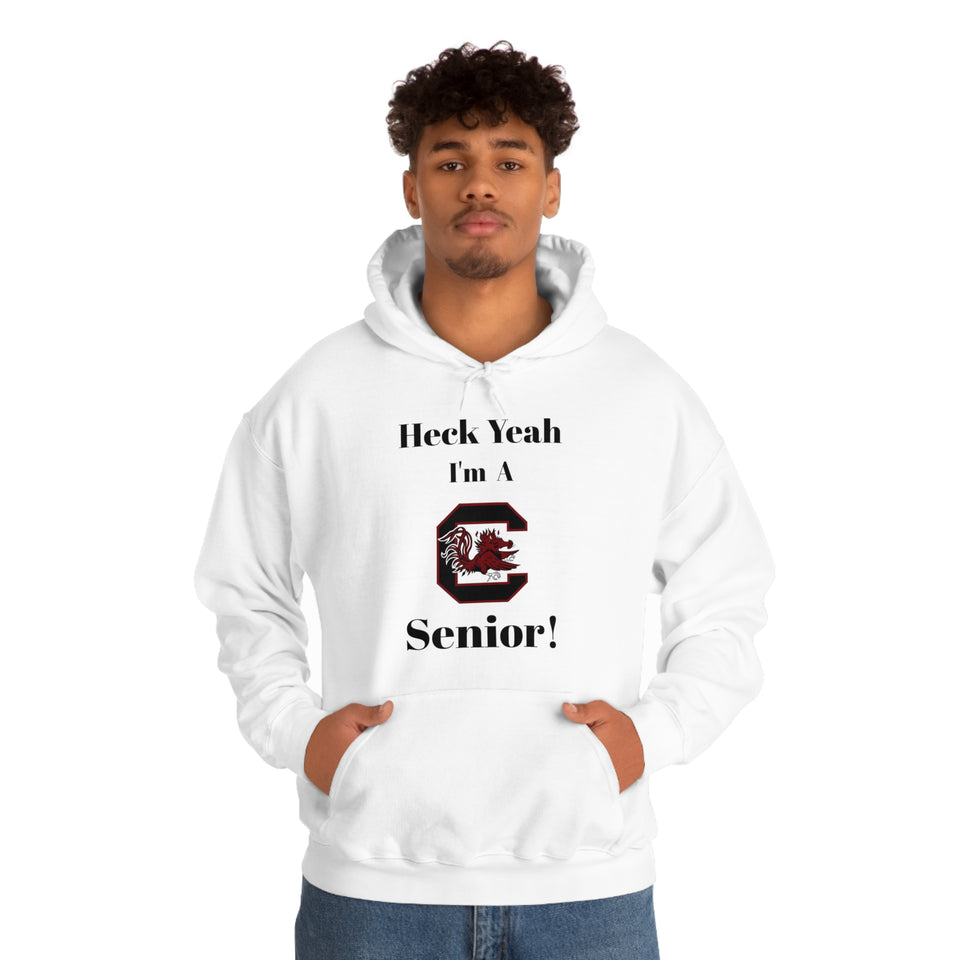 Heck Yeah I'm A SC Gamecocks Senior Unisex Heavy Blend™ Hooded Sweatshirt