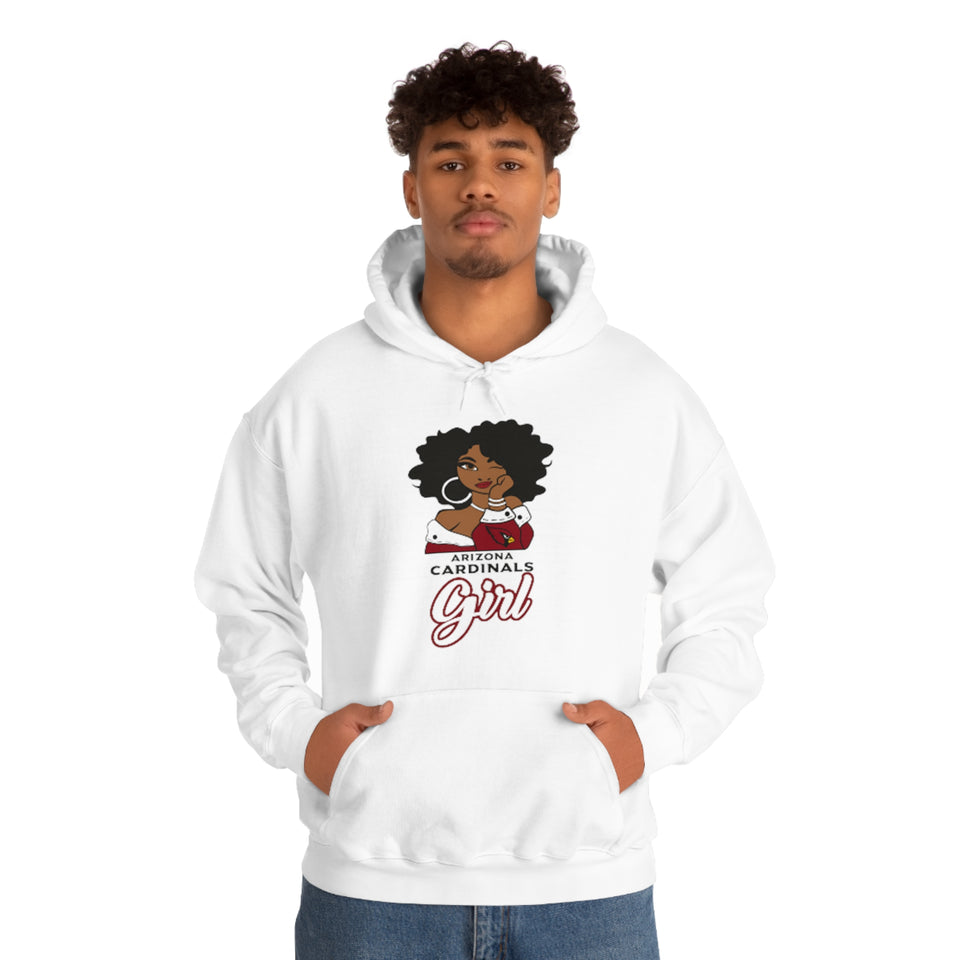 Arizona Cardinals Girl Unisex Heavy Blend™ Hooded Sweatshirt