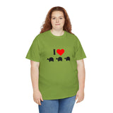 I Love Turtles Unisex Heavy Cotton Tee