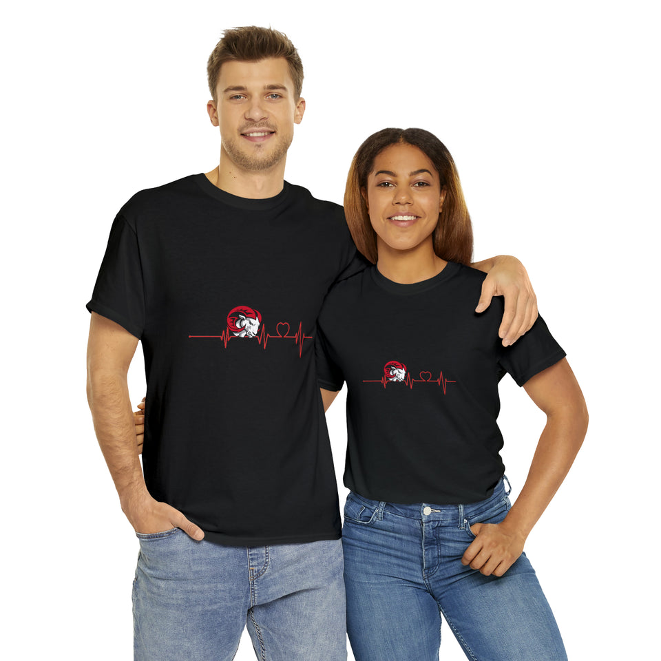 WSSU Heart Beat Unisex Heavy Cotton Tee