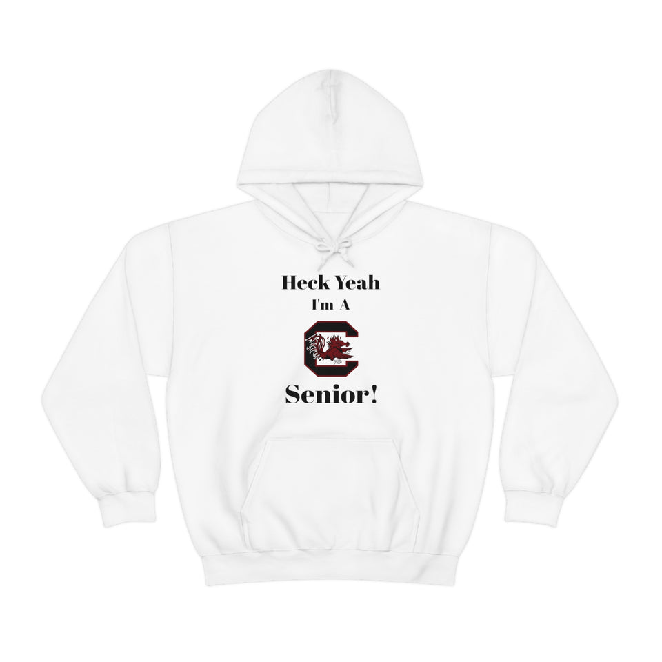 Heck Yeah I'm A SC Gamecocks Senior Unisex Heavy Blend™ Hooded Sweatshirt