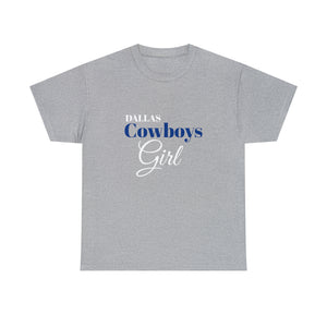 Dallas Cowboys Girl Unisex Heavy Cotton Tee