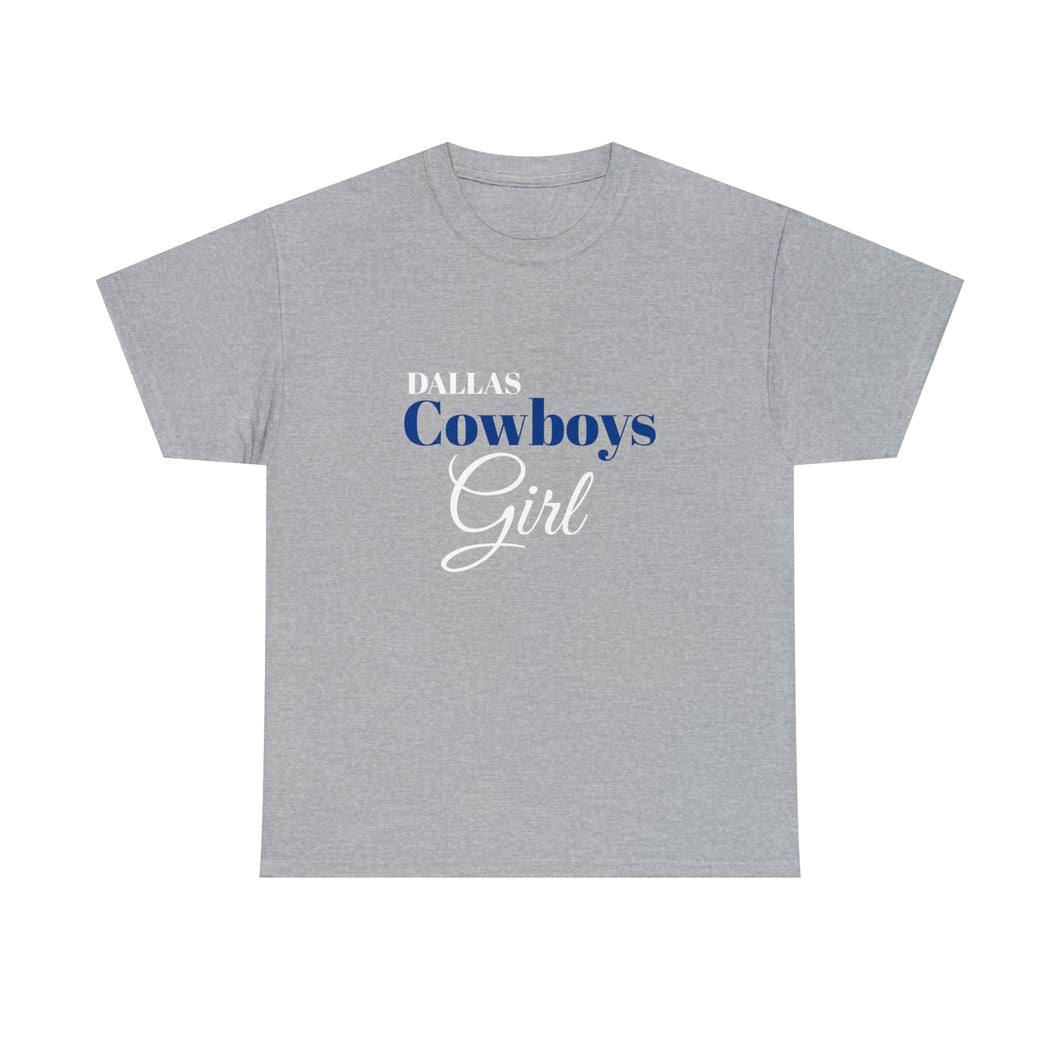 Dallas Cowboys Girl Unisex Heavy Cotton Tee