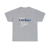 Dallas Cowboys Girl Unisex Heavy Cotton Tee