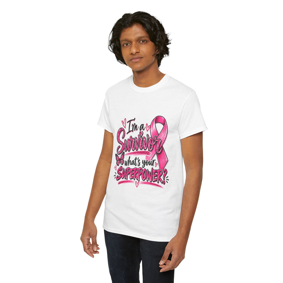 Breast Cancer Awareness Unisex Heavy Cotton Tee