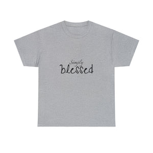 Simply Blessed Unisex Heavy Cotton Tee