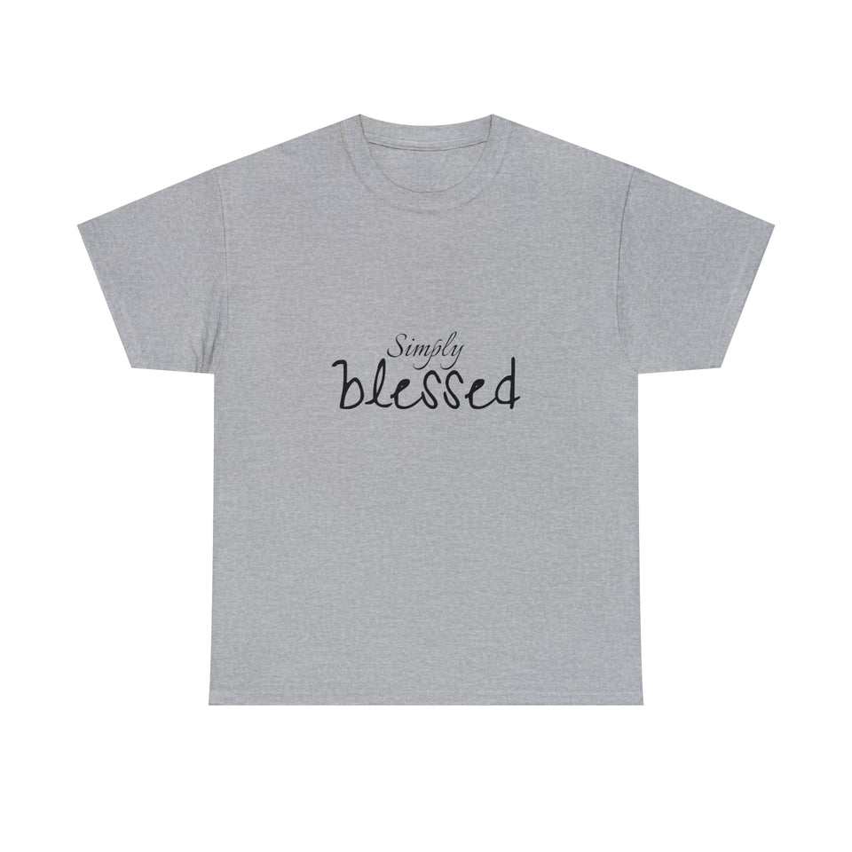 Simply Blessed Unisex Heavy Cotton Tee