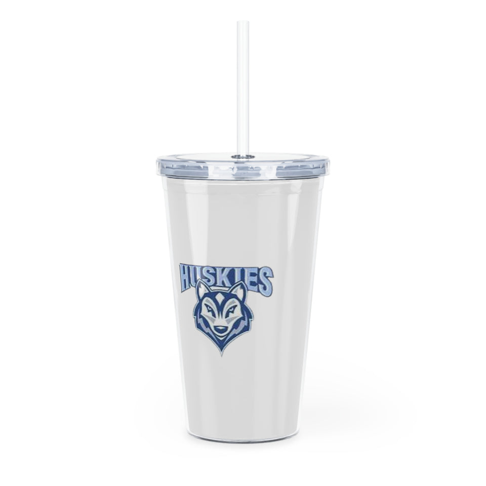 Hunter Huss HS Plastic Tumbler with Straw