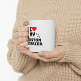 I Love My Boston Terrier Ceramic Mug 11oz