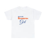 Denver Broncos Girl Unisex Heavy Cotton Tee