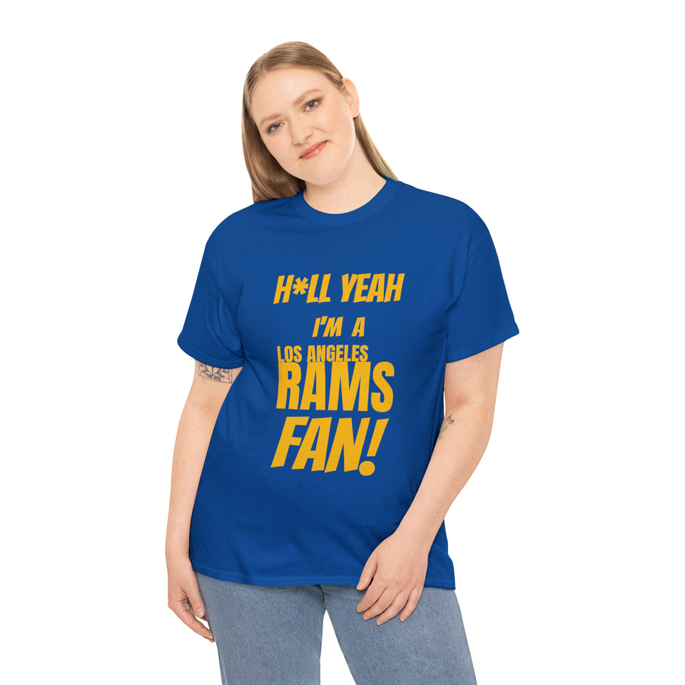 Los Angeles Rams Football Unisex Heavy Cotton Tee