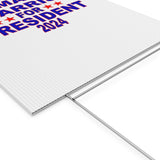 Kamala Harris for President Plastic Yard Sign