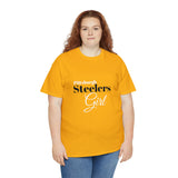 Pittsburgh Steelers Girl Unisex Heavy Cotton Tee