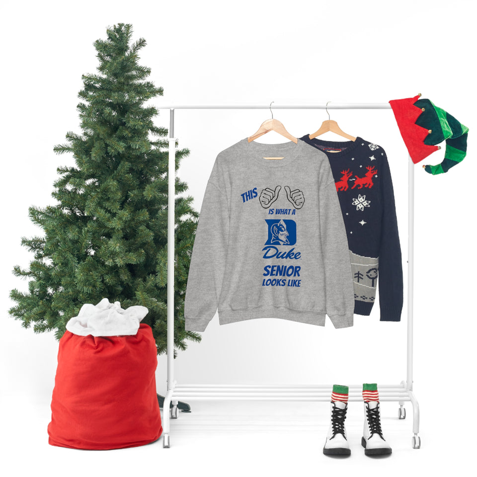 This Is What A Duke Senior Looks Like Unisex Heavy Blend™ Crewneck Sweatshirt