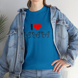 I Love Butterflies Unisex Heavy Cotton Tee