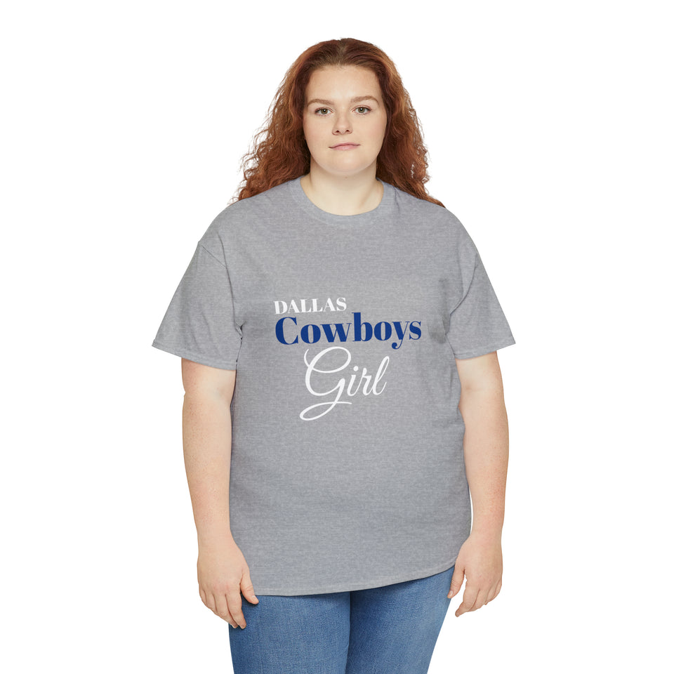 Dallas Cowboys Girl Unisex Heavy Cotton Tee