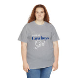Dallas Cowboys Girl Unisex Heavy Cotton Tee