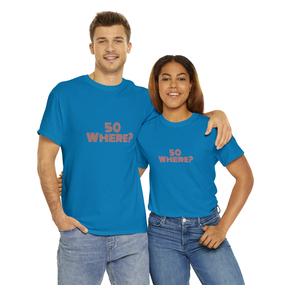 Fifty Unisex Heavy Cotton Tee