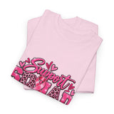 Support Squad Breast Cancer Awareness Unisex Heavy Cotton Tee
