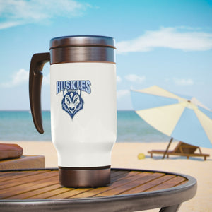 Hunter Huss HS Stainless Steel Travel Mug with Handle, 14oz
