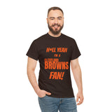 Cleveland Browns Football Unisex Heavy Cotton Tee