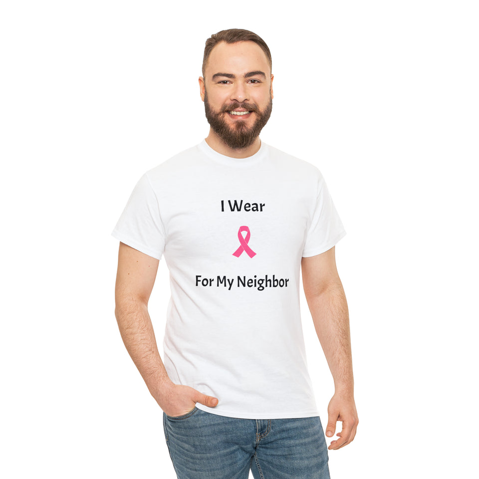 Breast Cancer Awareness (Neighbor) Cotton Tee