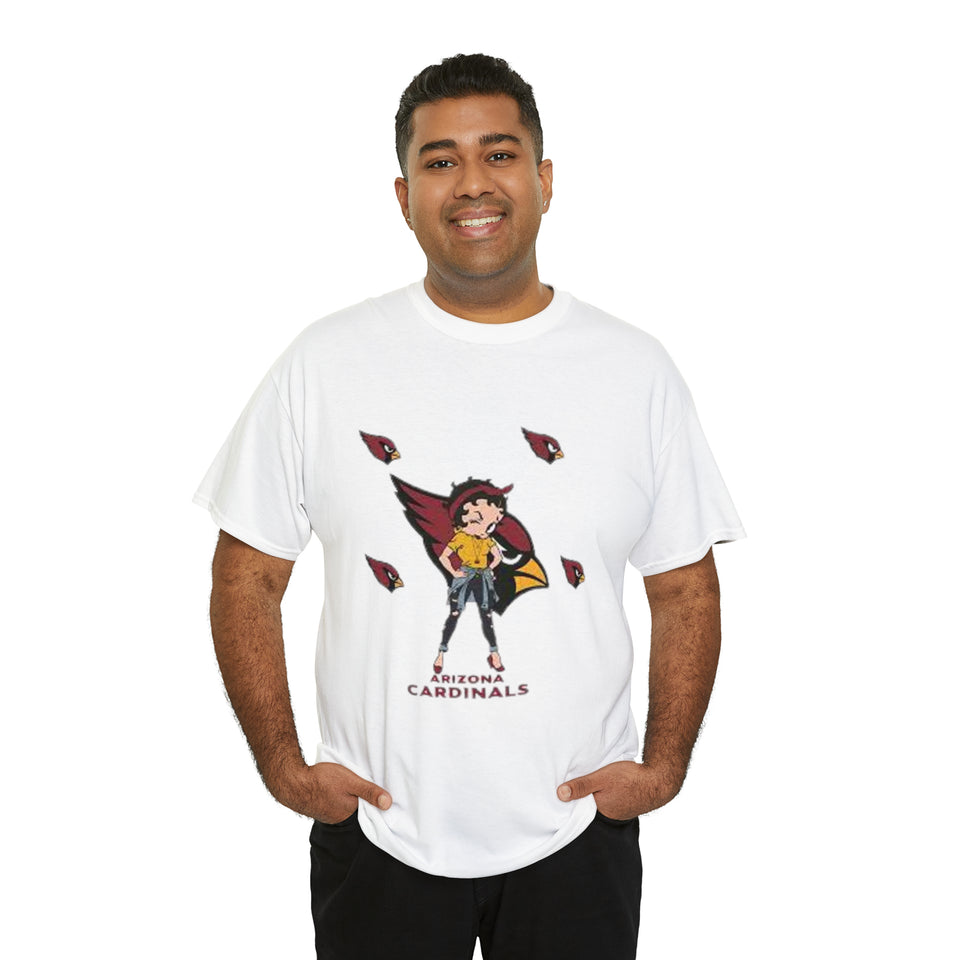 Arizona Cardinals Betty Unisex Heavy Cotton Tee
