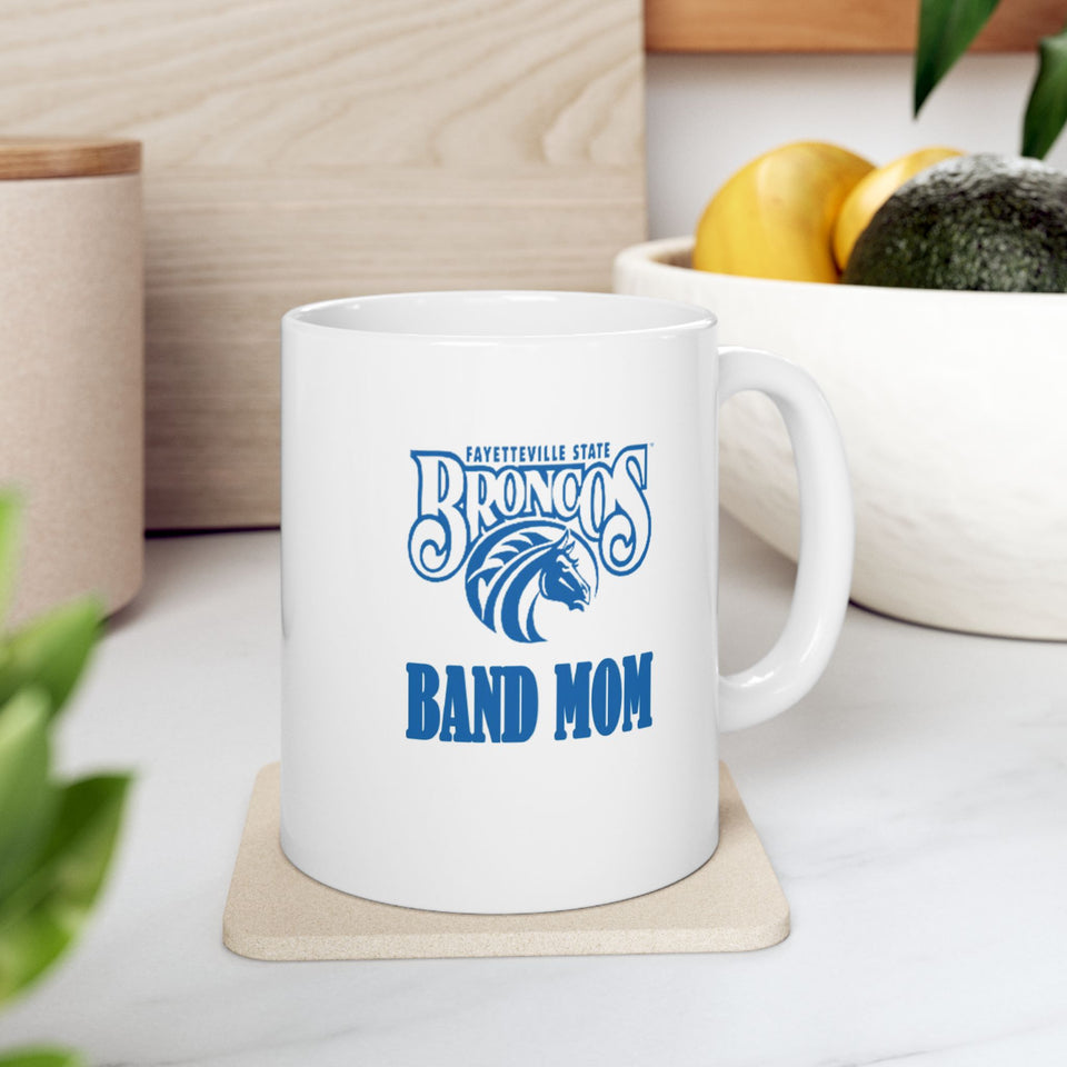 Fayetteville State Band Mom Ceramic Mug, (11oz, 15oz)