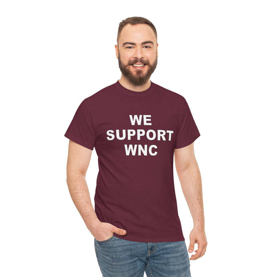 We Support WNC Unisex Heavy Cotton Tee