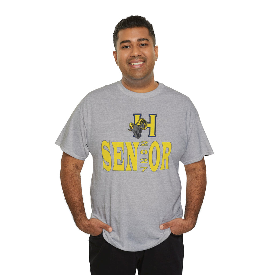 Highland Tech HS Senior 2027 Unisex Heavy Cotton Tee