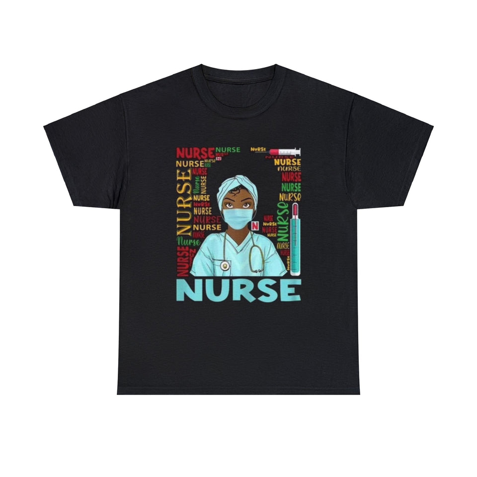 Black Nurse Cotton Tee