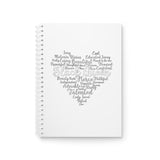 Black Queen Spiral Notebook