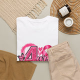 4 Yr Survivor Breast Cancer Awareness Unisex Heavy Cotton Tee